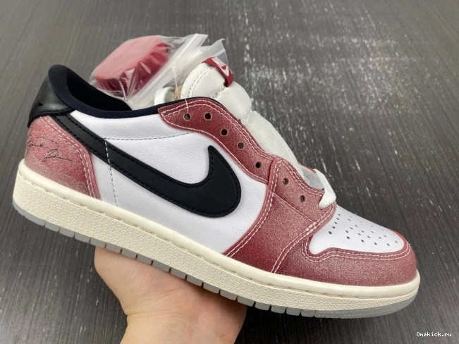 One Kick LOW TROPHY BLACK' JORDAN OG FN0432-017 1 ROOM AIR X 'RED 0803